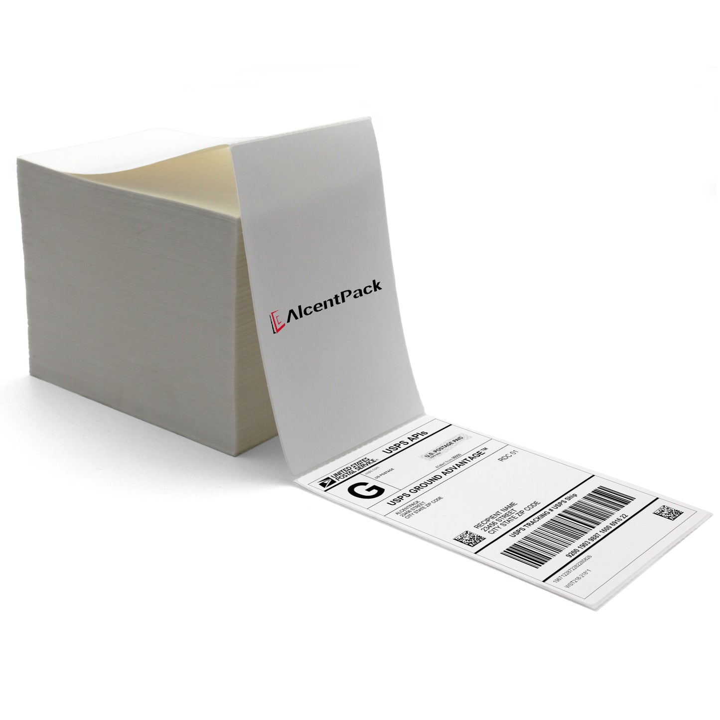 3000 Fanfold 4"x6" Direct Thermal labels-Commercial Grade Permanent Adhesive Fanfold Mailing Postage Label for Thermal Printers and Packages, 1000 Sheets per Stack