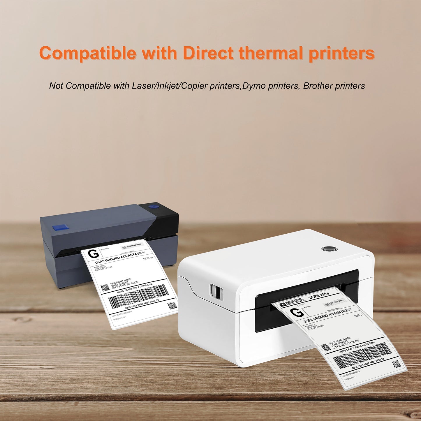3000 Fanfold 4"x6" Direct Thermal labels-Commercial Grade Permanent Adhesive Fanfold Mailing Postage Label for Thermal Printers and Packages, 1000 Sheets per Stack