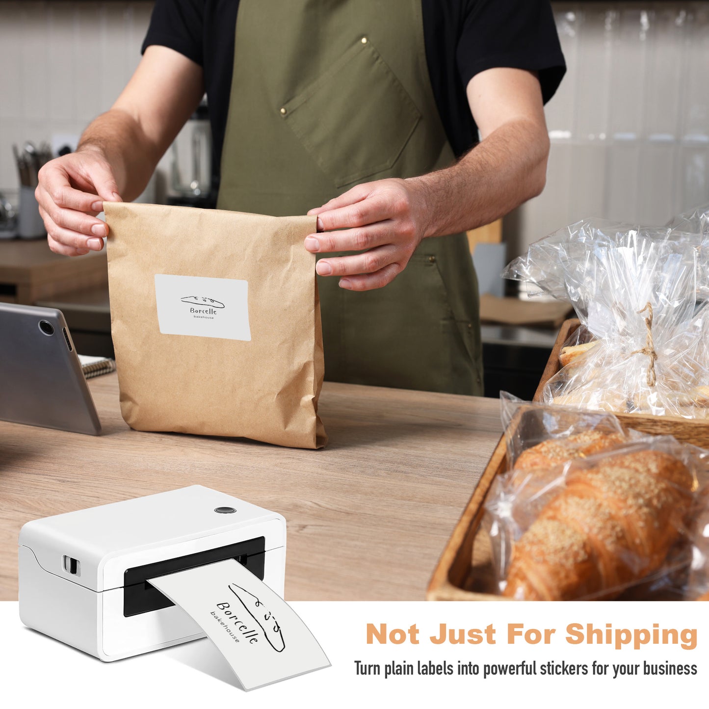 3000 Fanfold 4"x6" Direct Thermal labels-Commercial Grade Permanent Adhesive Fanfold Mailing Postage Label for Thermal Printers and Packages, 1000 Sheets per Stack